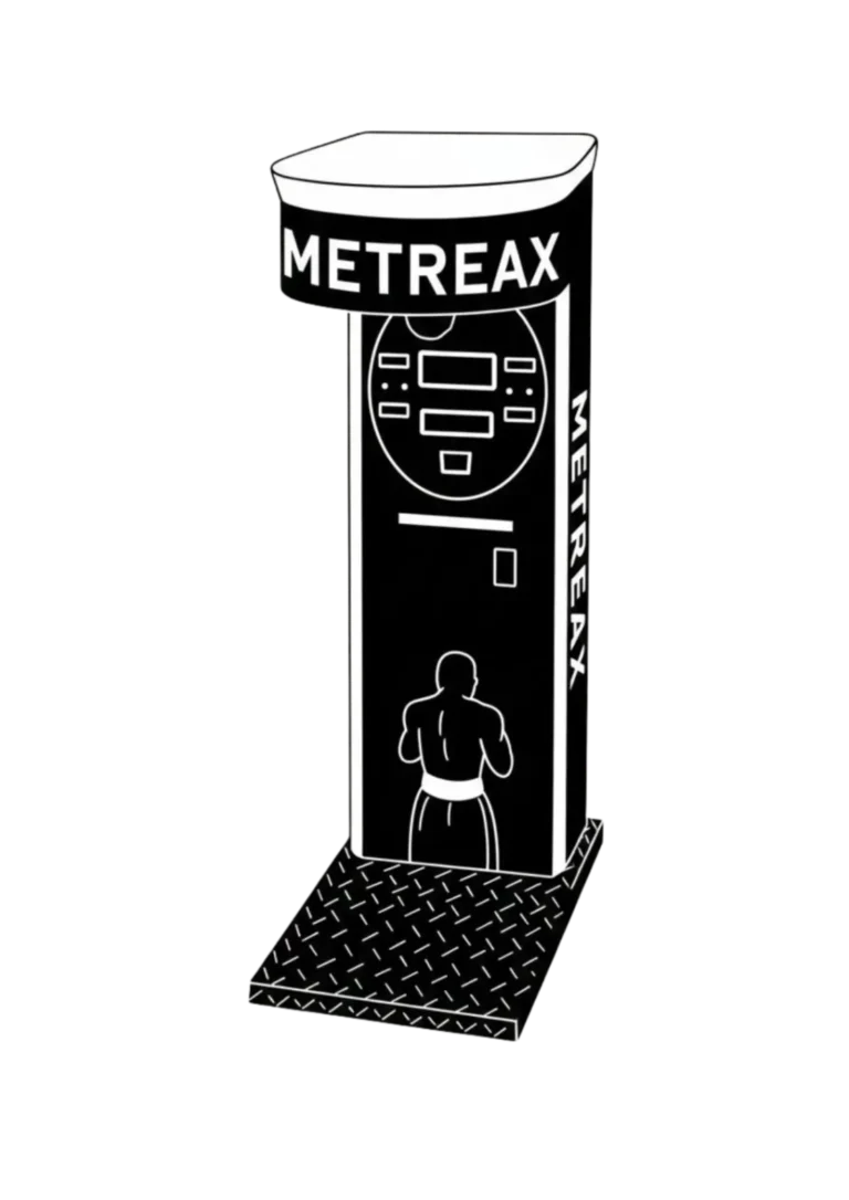 Punching ball de Metreax instalado en un local